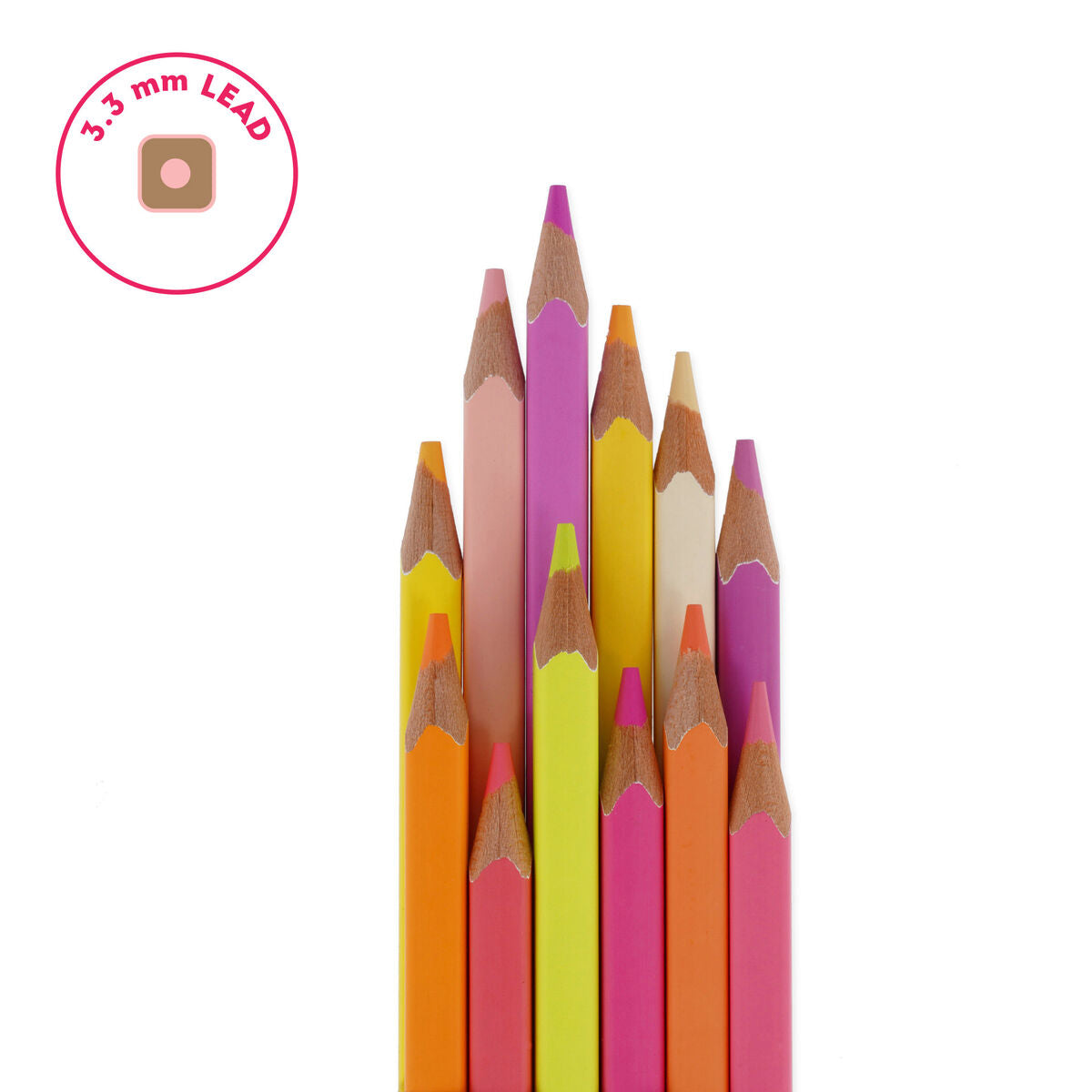 Set de 12 Crayons de Couleur Sunset Palette - Live Colourfully