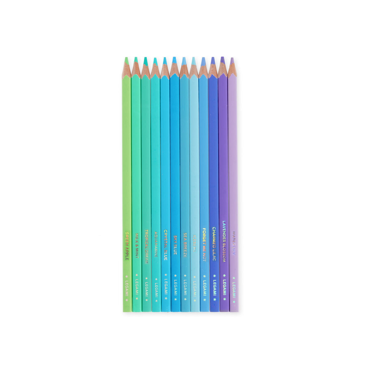 Set de 12 Crayons de Couleur Ocean Palette - Vivant avec une couleur