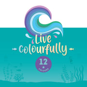 Set de 12 Crayons de Couleur Ocean Palette - Live Colourfully
