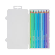 Set de 12 Crayons de Couleur Ocean Palette - Live Colourfully