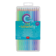 Set de 12 Crayons de Couleur Ocean Palette - Live Colourfully