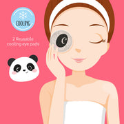 Disques Rafraîchissants et Réutilisables pour les Yeux Panda - Chill Out