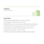 Agenda 12 Mois Semainier Photographique Medium 2027 - Fairy Tale