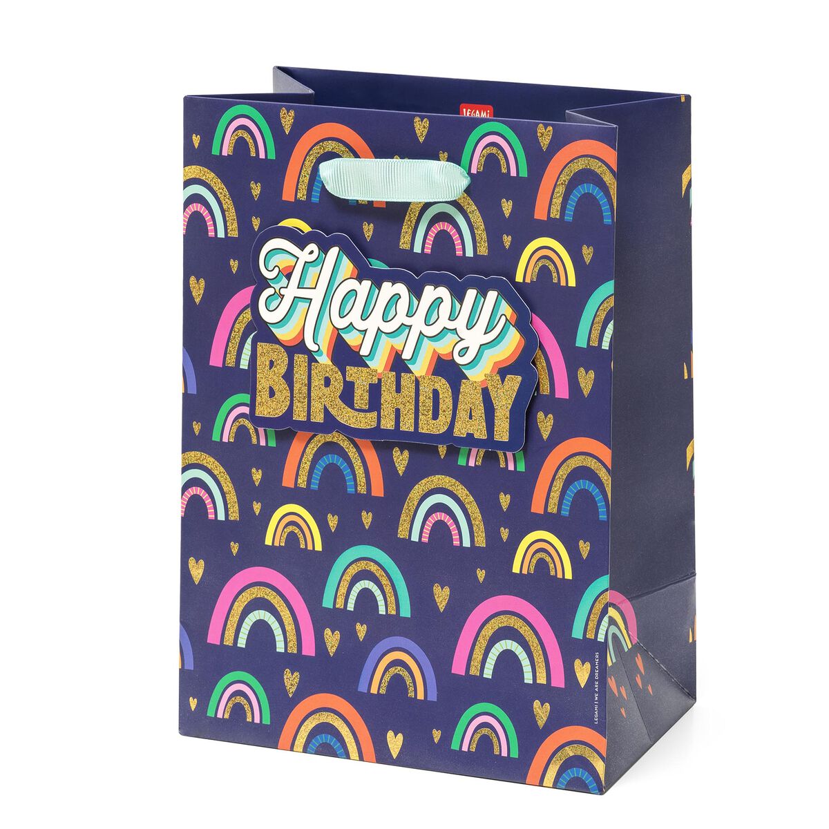 Sac Cadeau d-Anniversaire Rainbow - Moyen