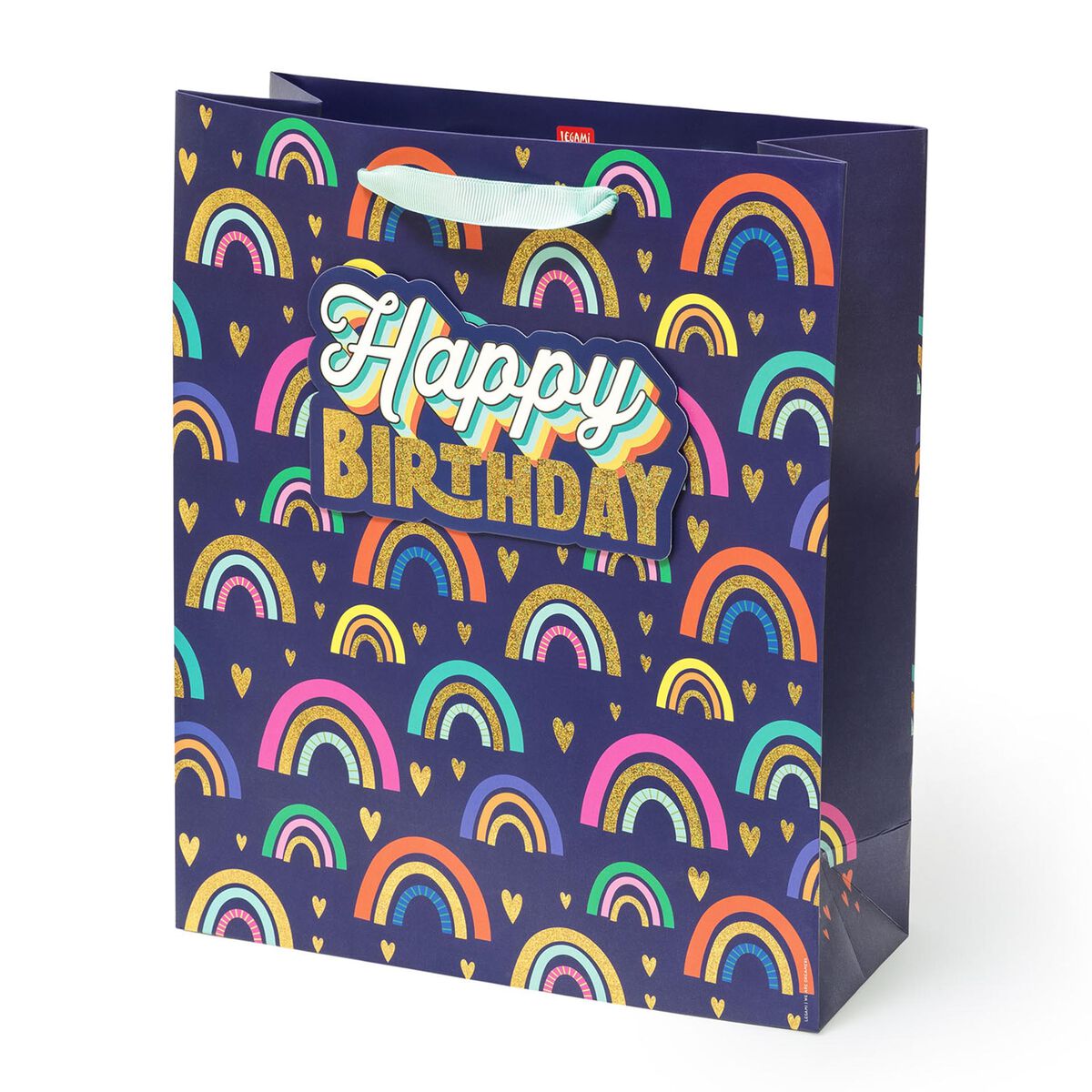 Sac Cadeau d-Anniversaire Rainbow - Grand