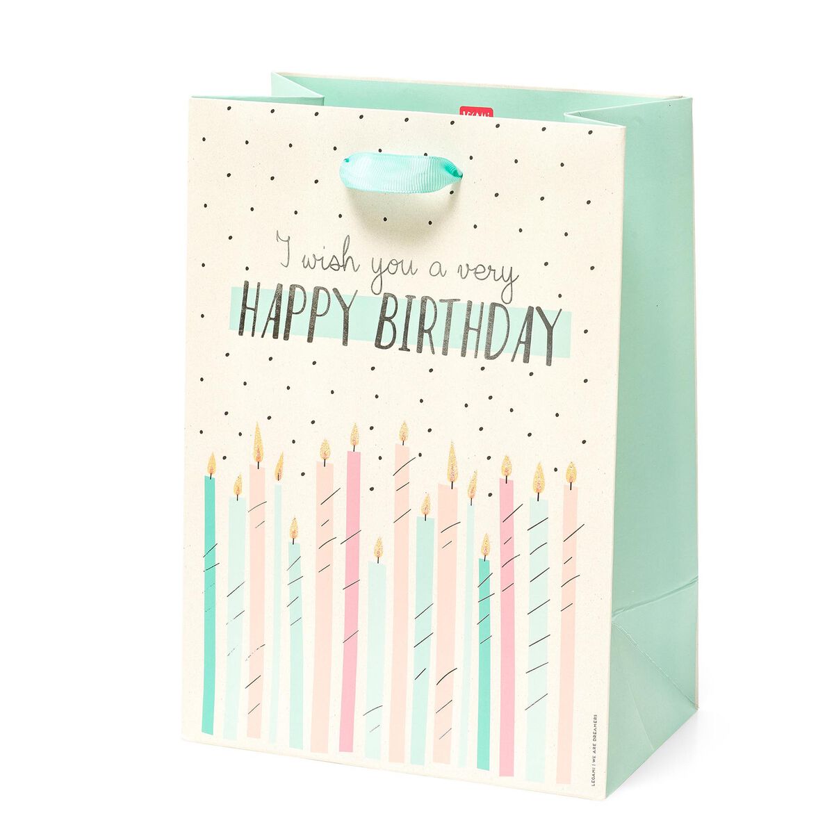 Sac Cadeau d-Anniversaire Bougies - Medium