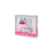 Cadre Photo à Paillettes - Flamingo Rose - Cadre Photo Glitter