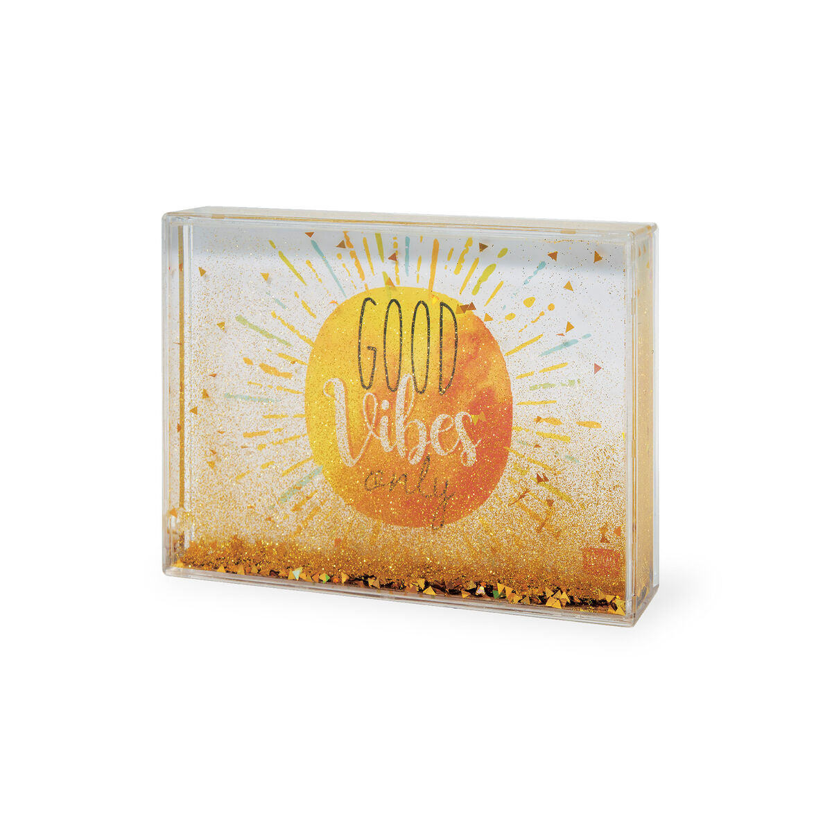 Cadre Photo à Paillettes - Gold Good Vibes - Cadre photo Glitter