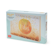 Cadre Photo à Paillettes - Gold Good Vibes - Glitter Photo Frame