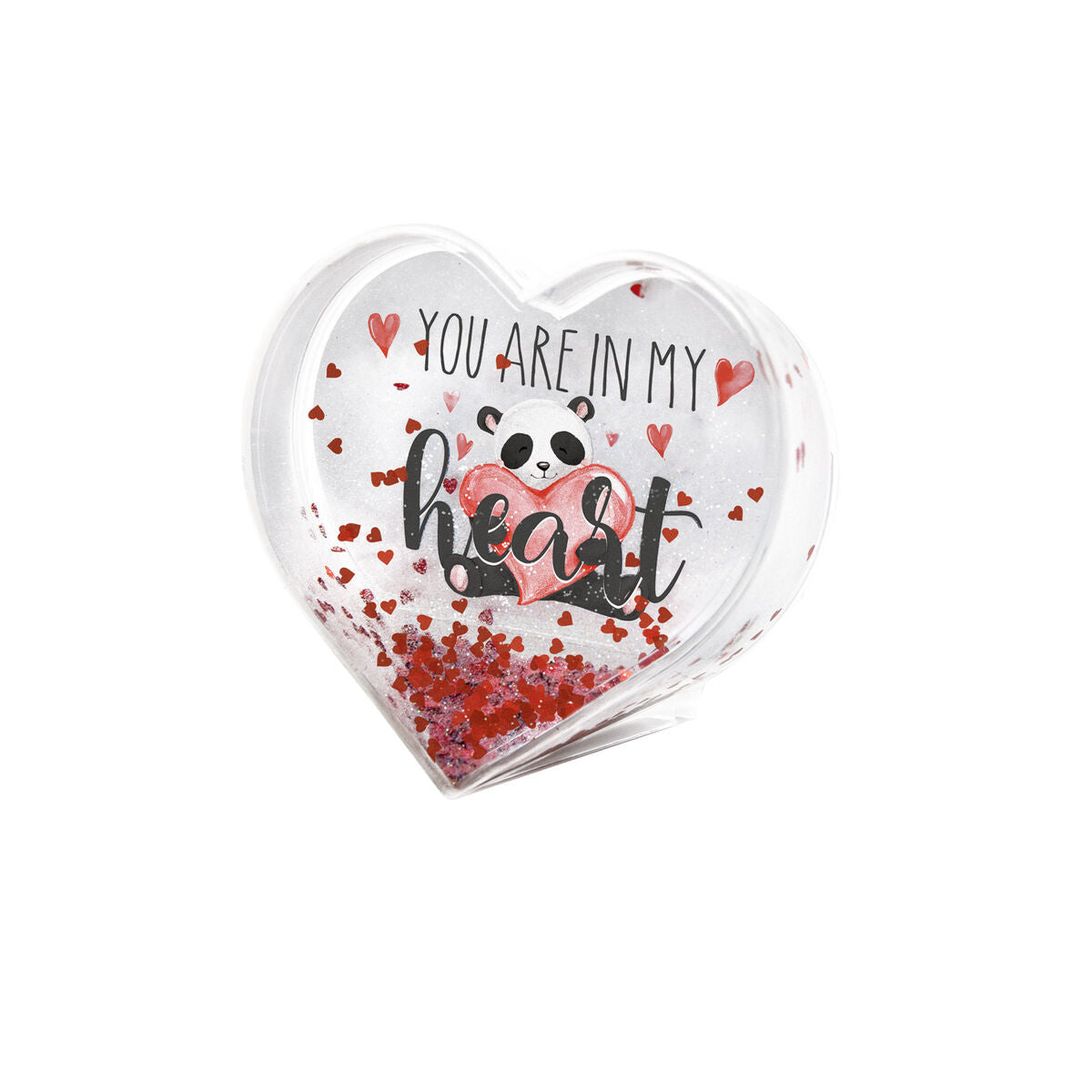 Cadre Photo à Paillettes - Red Heart - Cadre Photo Glitter