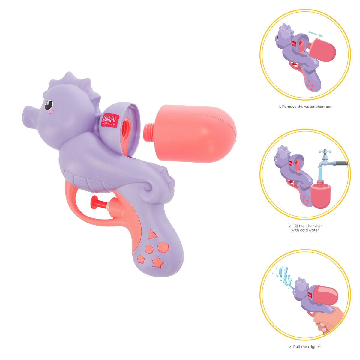 Pistolet à Eau pour Enfant Seahorse - Water Gun