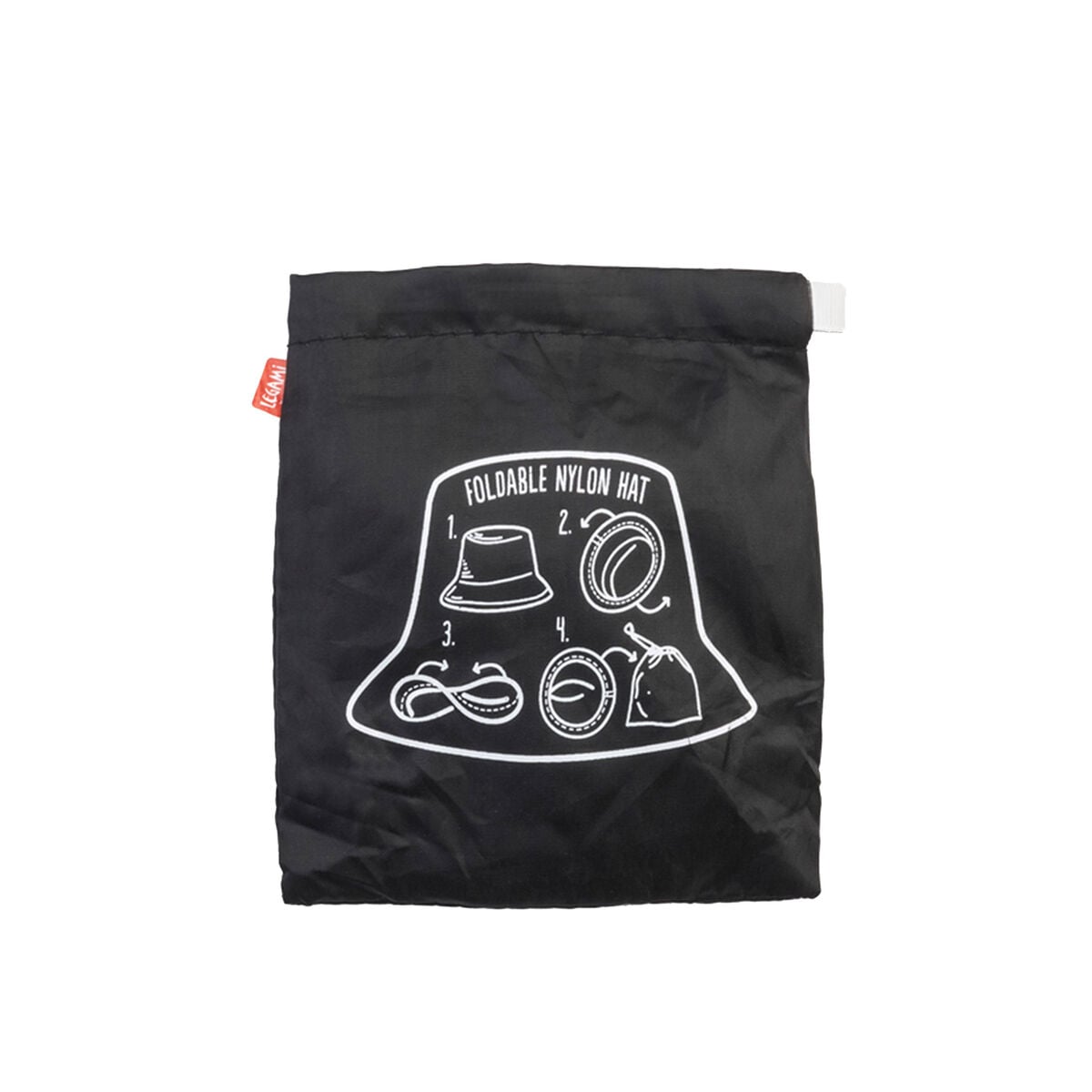 Chapeau de Pluie Pliable Black - SOS Sanpei