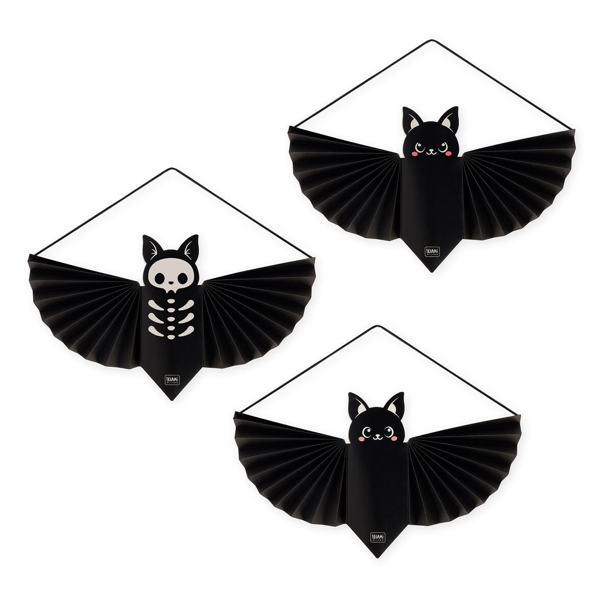 Set de 3 Décorations en Papier à Suspendre - Bat Blitz