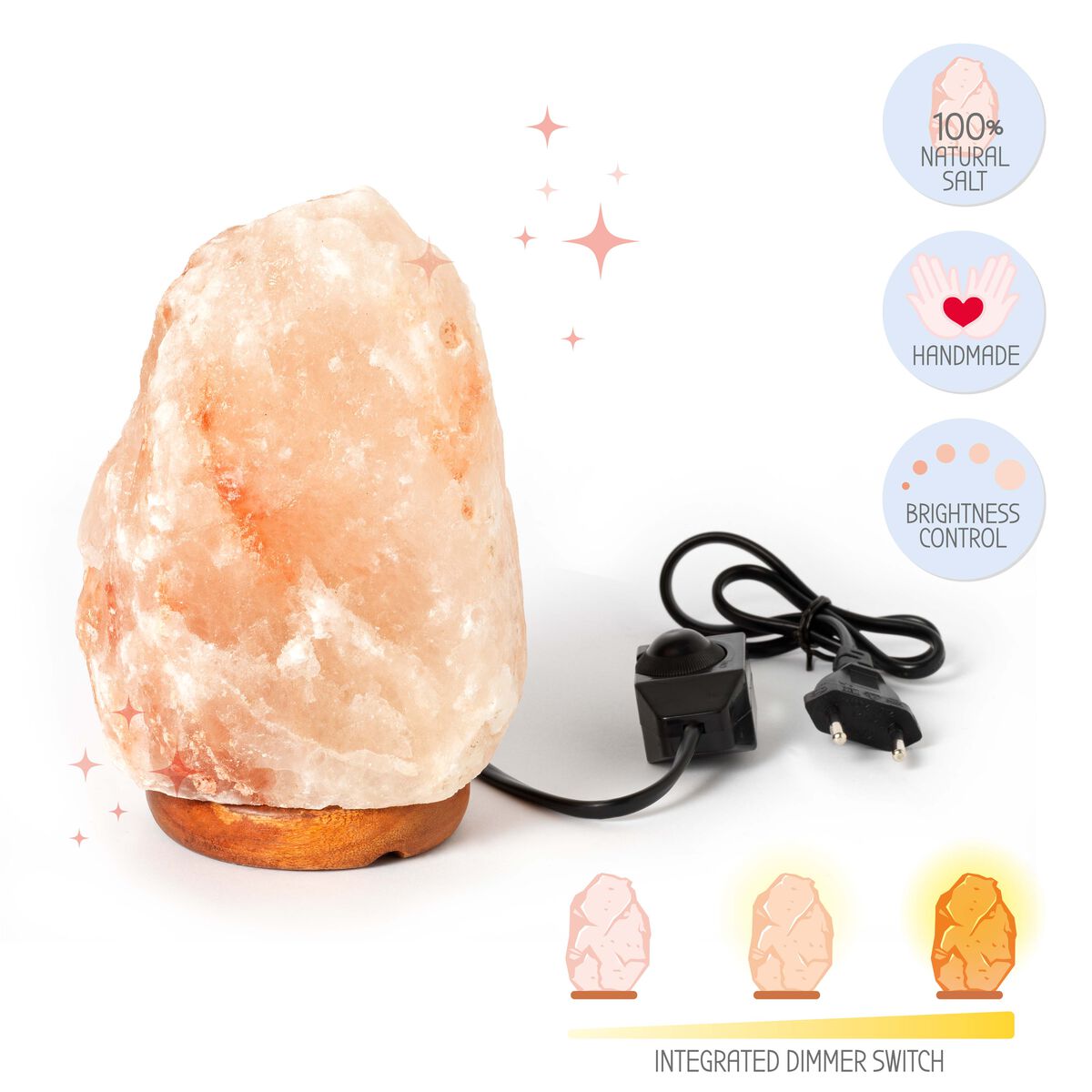 Lampe de Sel de l’Himalaya - Himalayan Salt Lamp