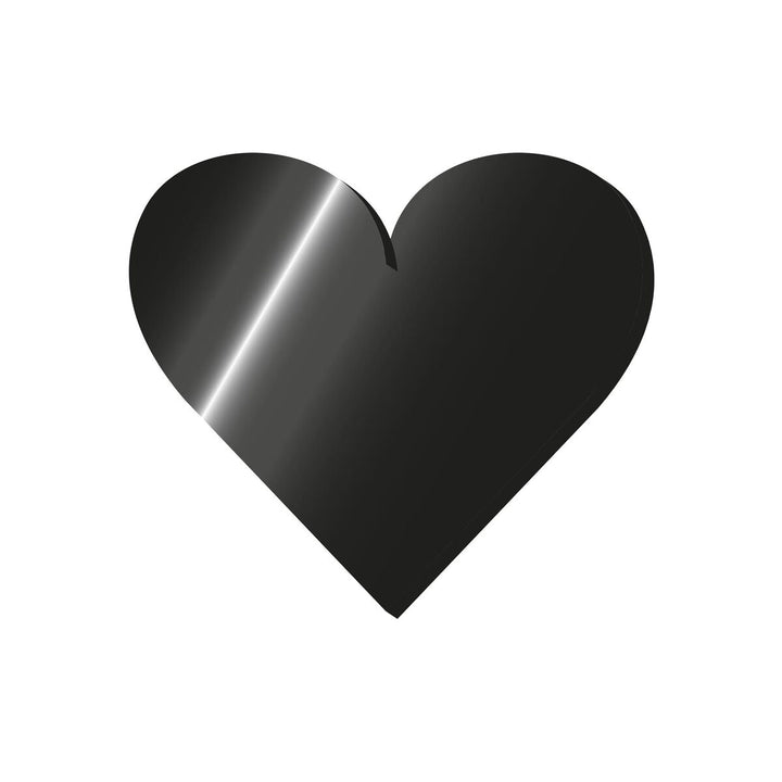 Forme Adhésive Décorative en Métal - Coeur - Mon Initial