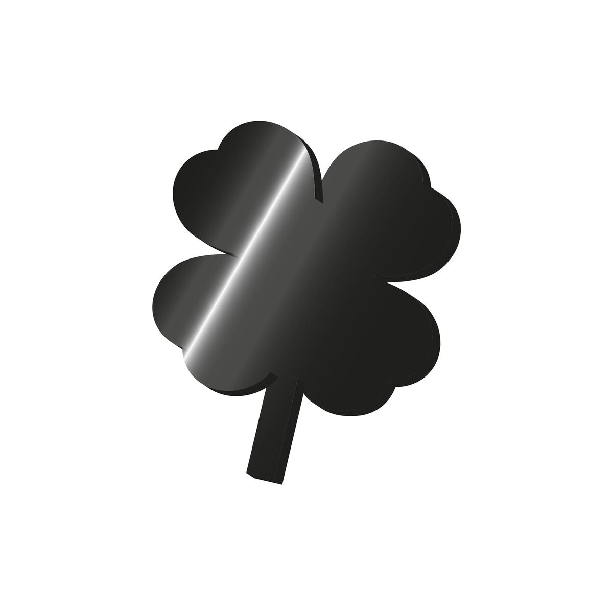 Forme Adhésive Décorative en Métal - Clover à quatre feuilles - Mon Initial