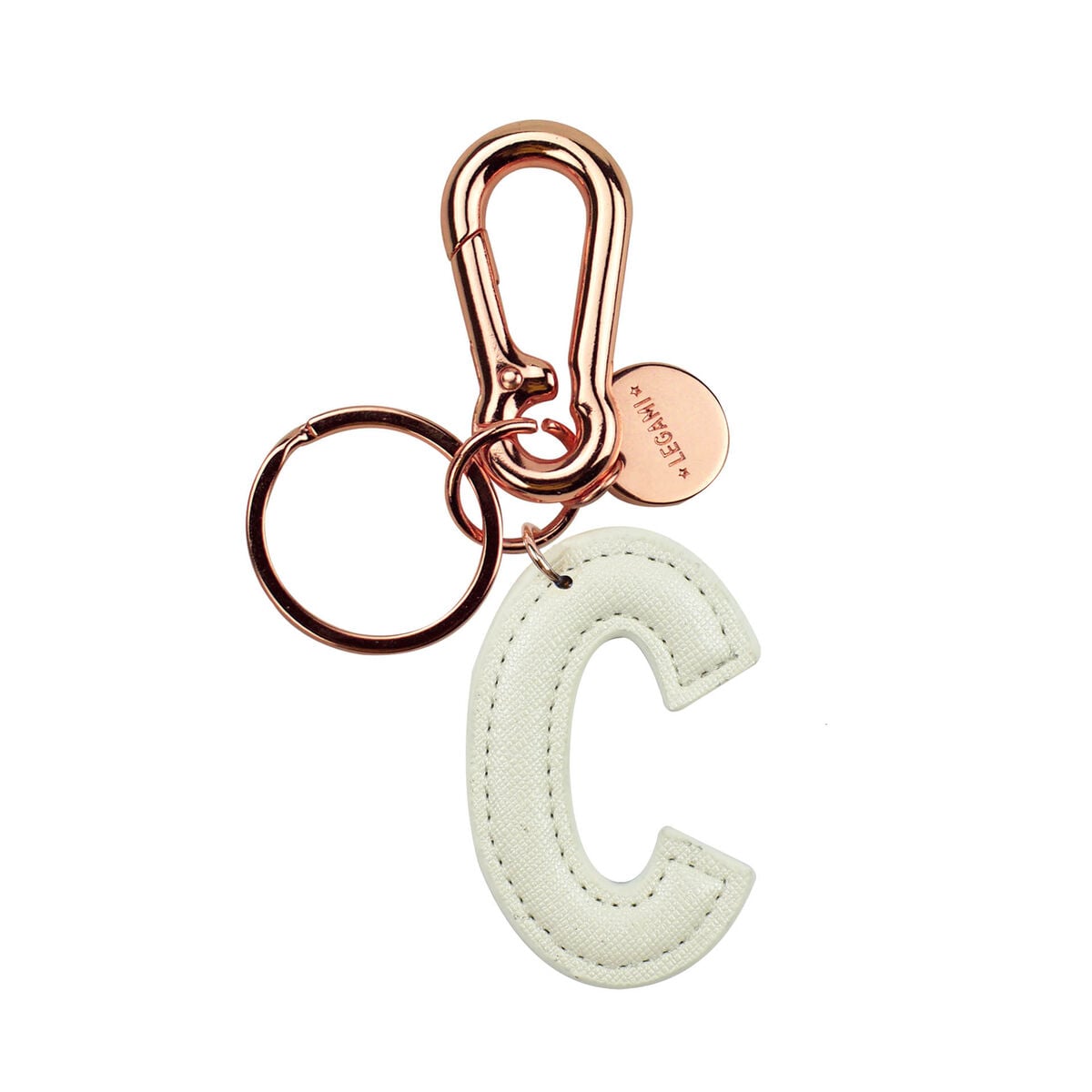 Porte-Clés avec Lettre Initiale - C / White - My Initial