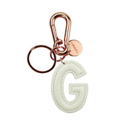 Porte-Clés avec Lettre Initiale - G / White - My Initial