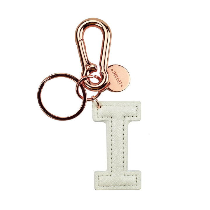 Porte-Clés avec Lettre Initiale - I / White - My Initial