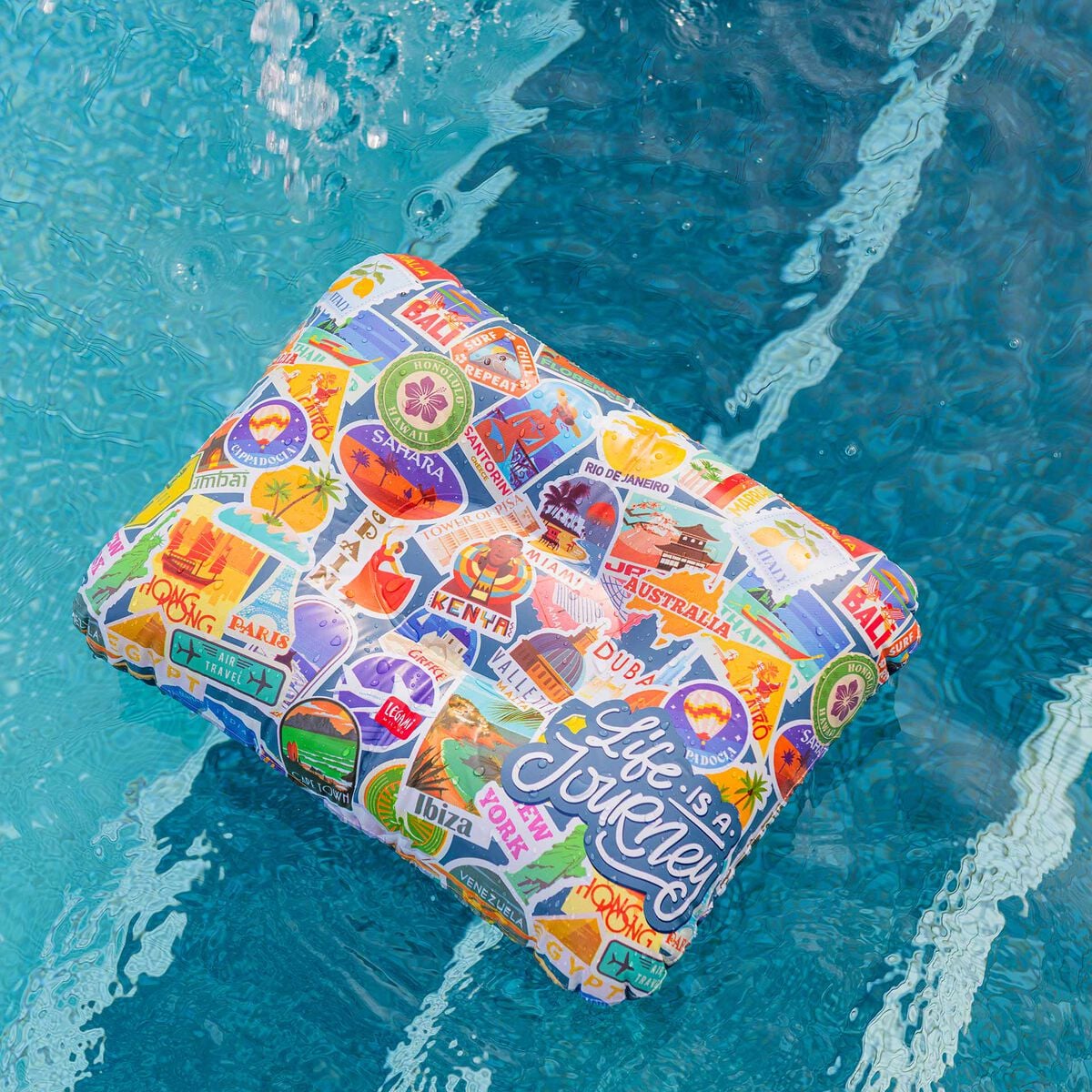 Coussin Gonflable Travel Stickers - Inflatable Pillow
