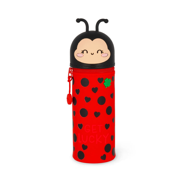 Trousse 2 en 1 en Silicone Ladybug « Get Lucky » - Kawaii