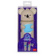 Trousse 2 en 1 en Silicone Koala « Sleeping la Vida Loca » - Kawaii
