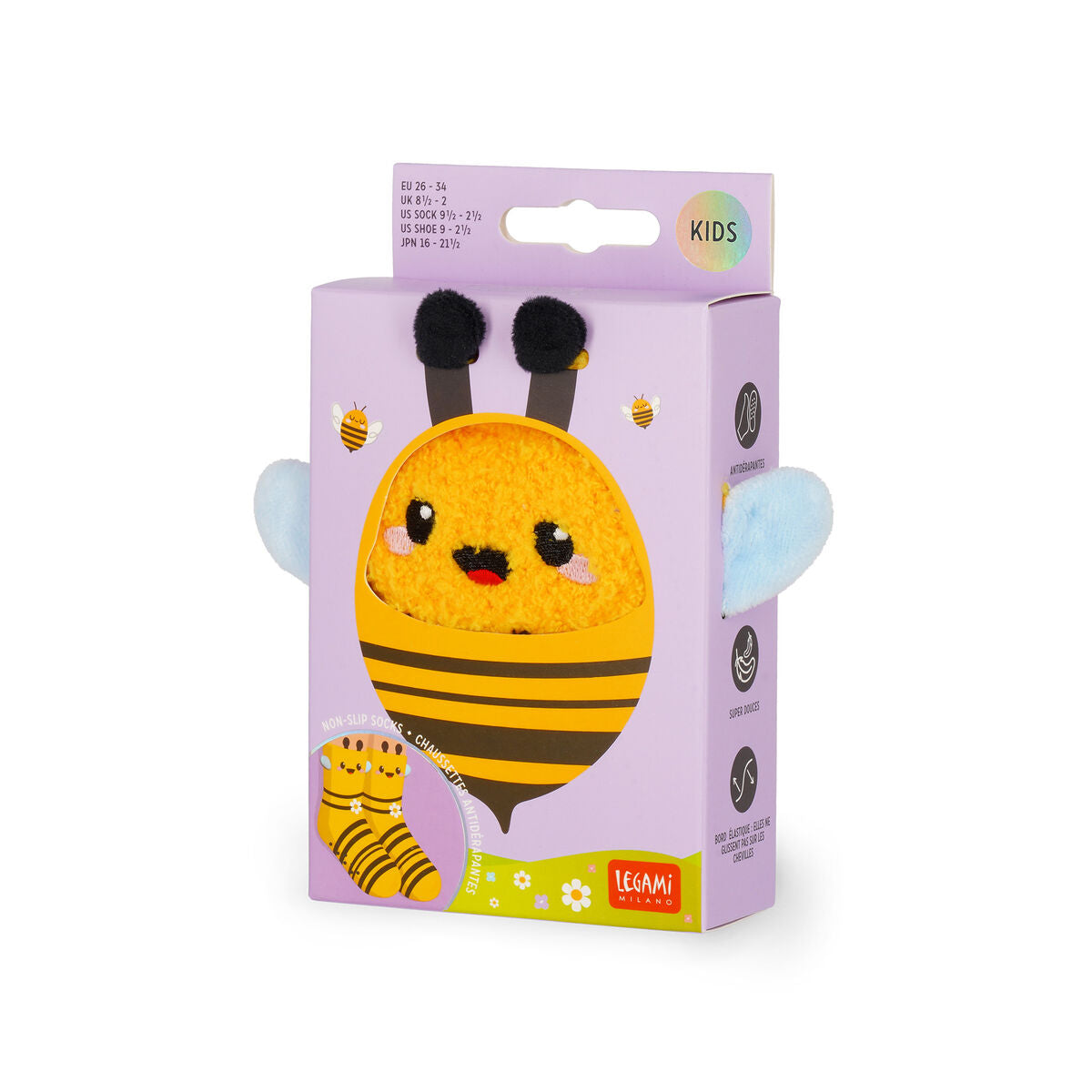 Chaussettes Antidérapantes Enfant Bee - It's a Match!