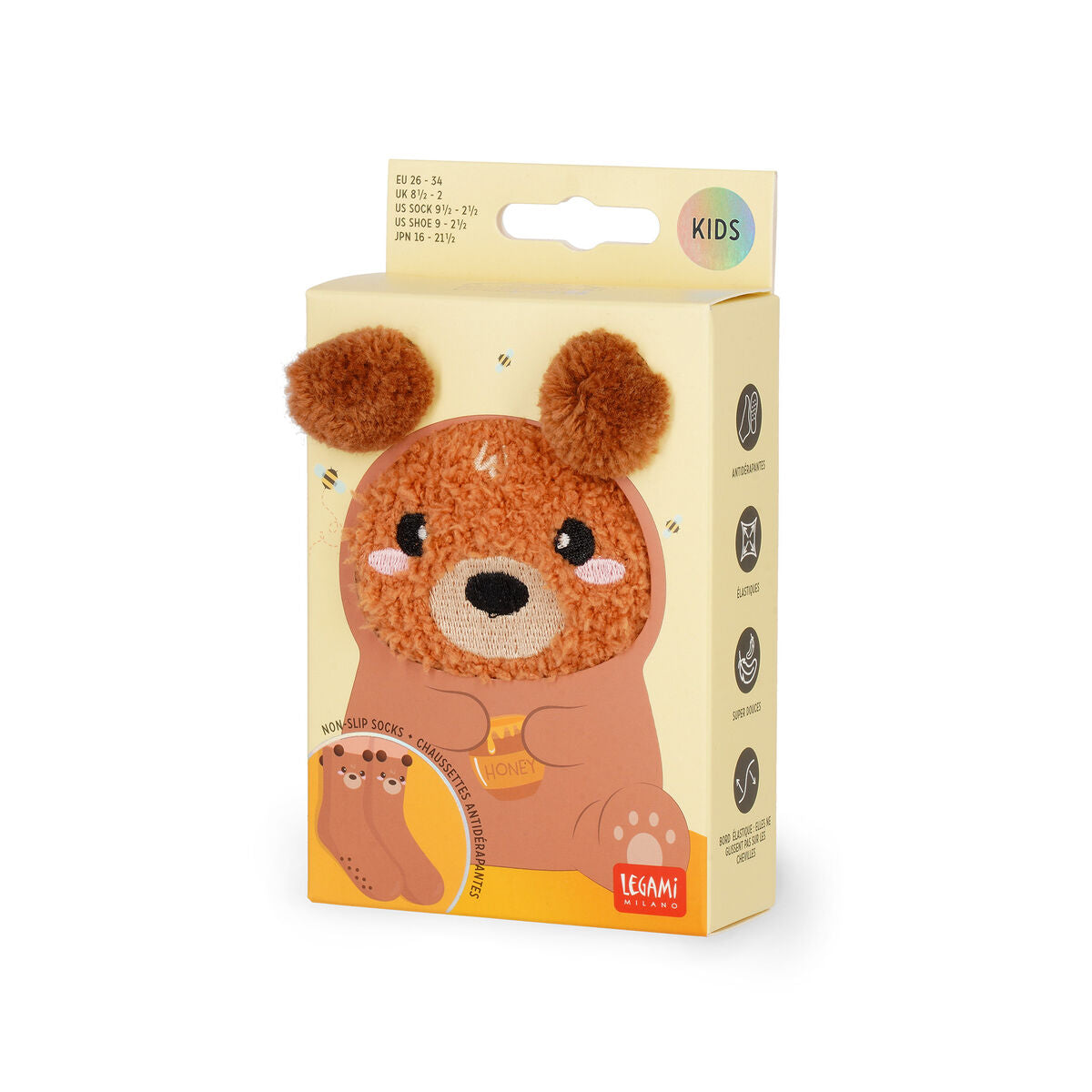 Chaussettes Antidérapantes Enfant Teddy Bear - It's a Match!