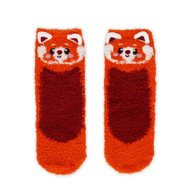 Chaussettes Antidérapantes Enfant Panda Rouge - C'est un match!