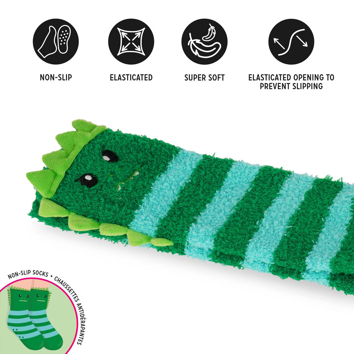 Chaussettes Antidérapantes Enfant Dino - It's a Match!