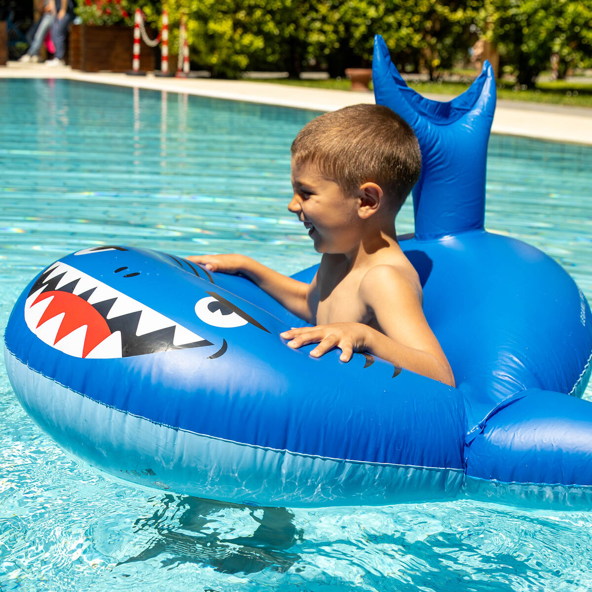 Bouée Gonflable Taille Enfant Pour la Piscine - Shark - Pool Ring