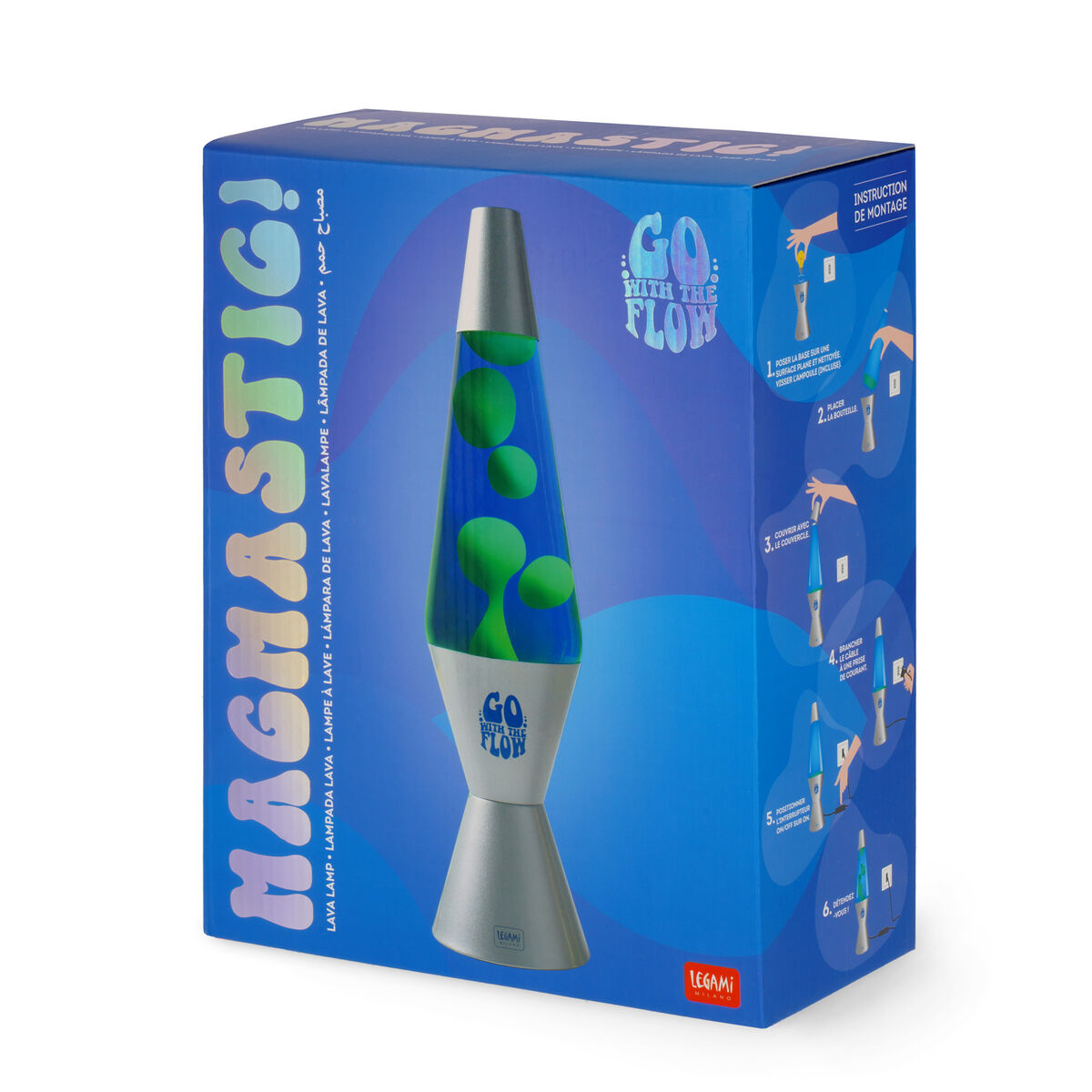 Lampe à Lave Silver - Magmastic!