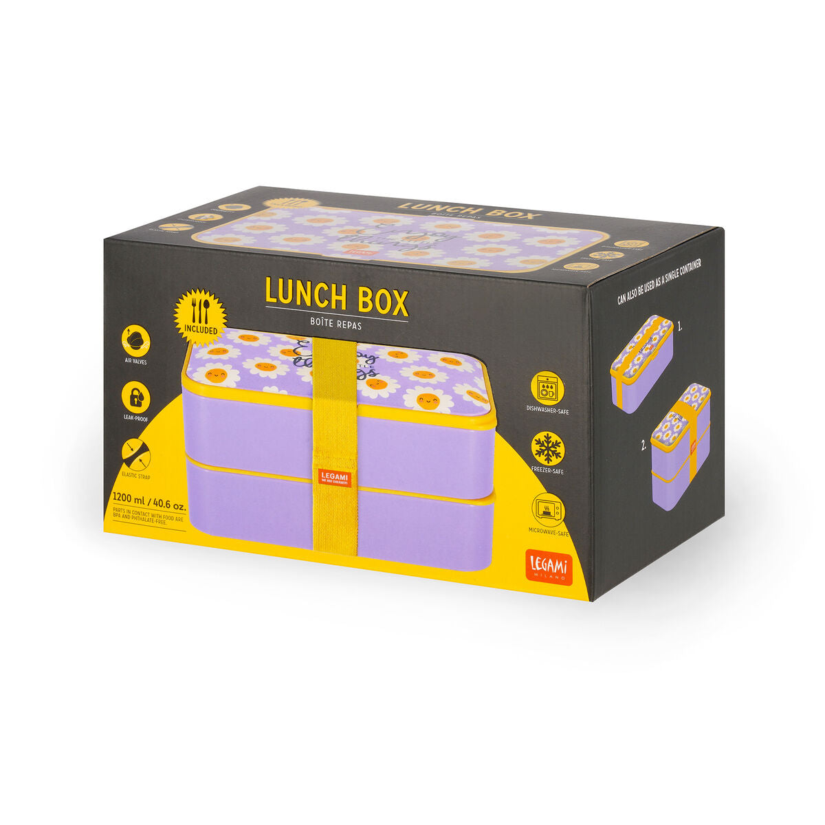 Boîte Repas 1200 ml - Daisy - Lunch Box