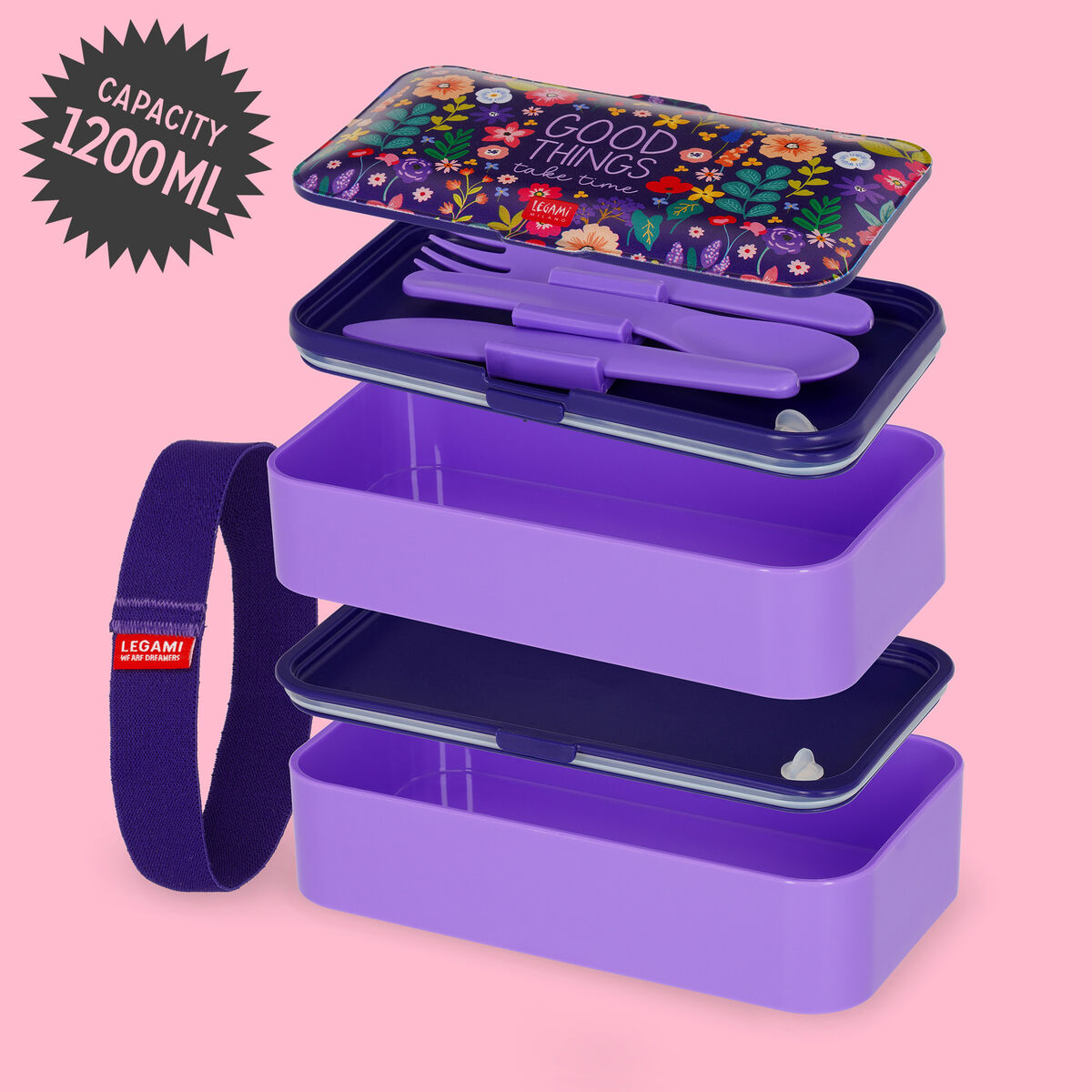 Boîte Repas 1200 ml - Flowers - Lunch Box