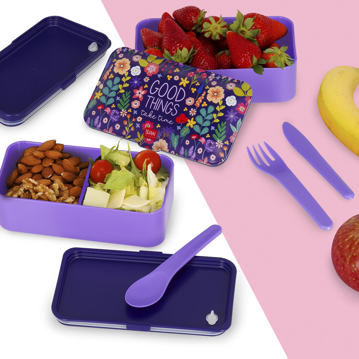 Boîte Repas 1200 ml - Flowers - Lunch Box