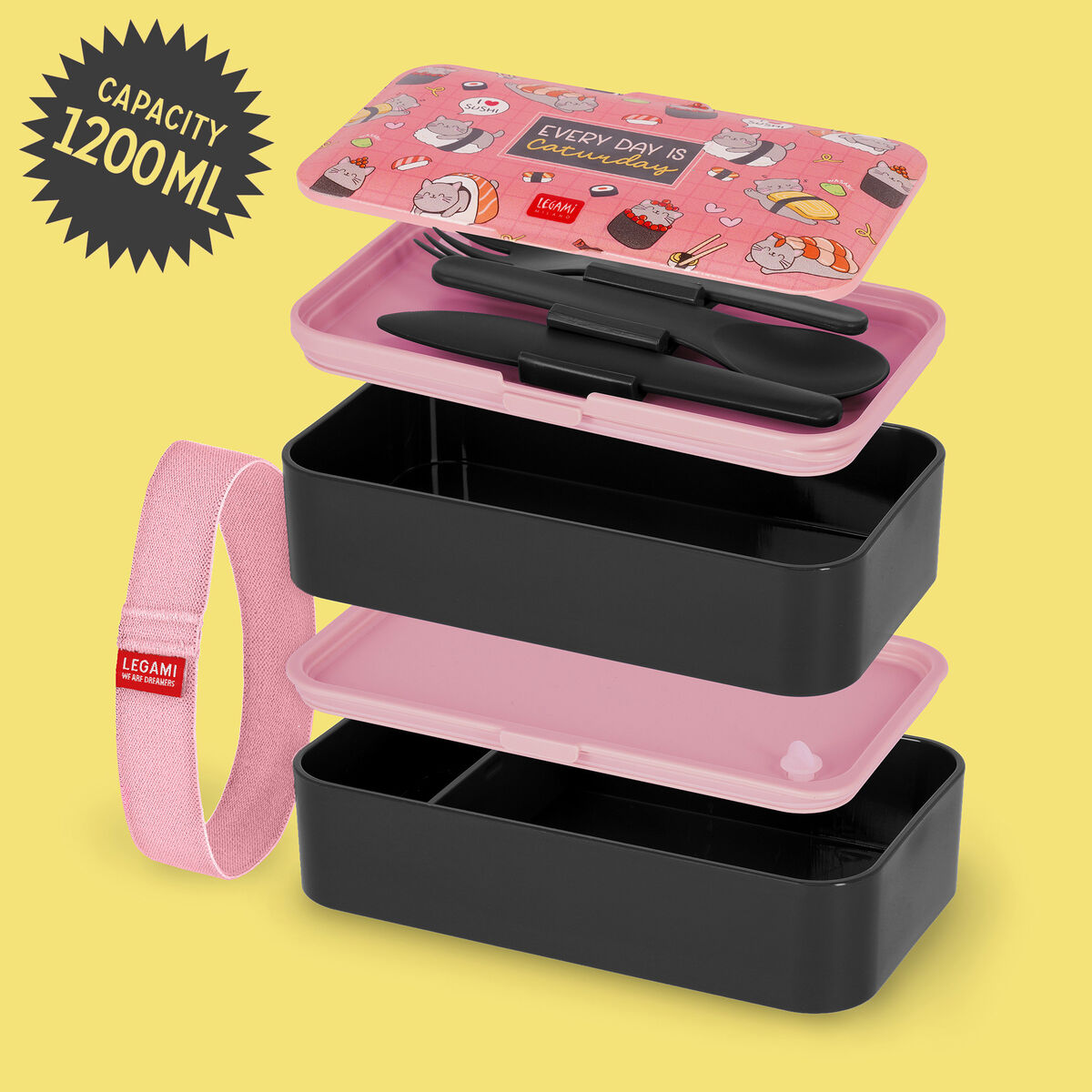 Boîte Repas 1200 ml - Sushi Cat - Lunch Box
