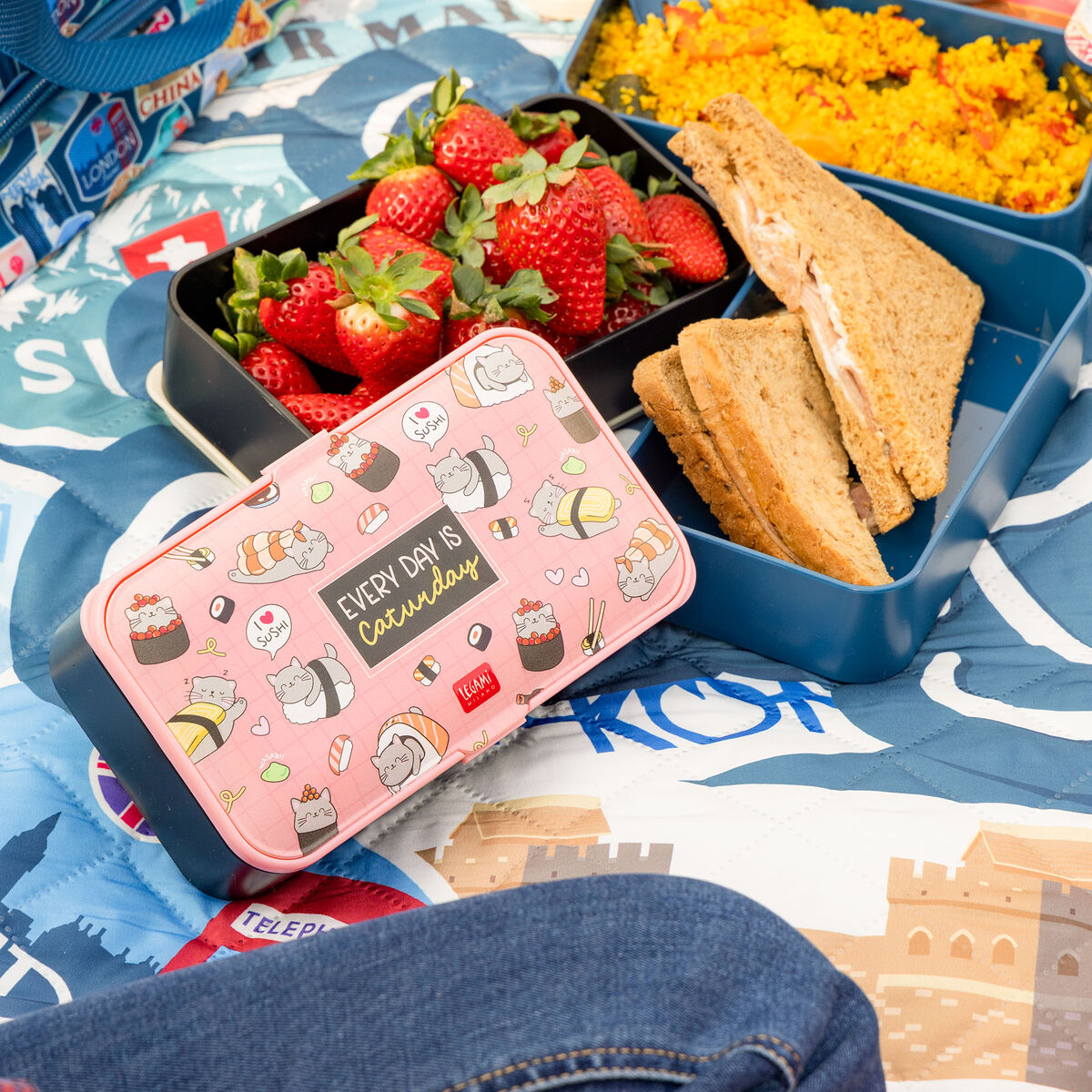 Boîte Repas 1200 ml - Sushi Cat - Lunch Box