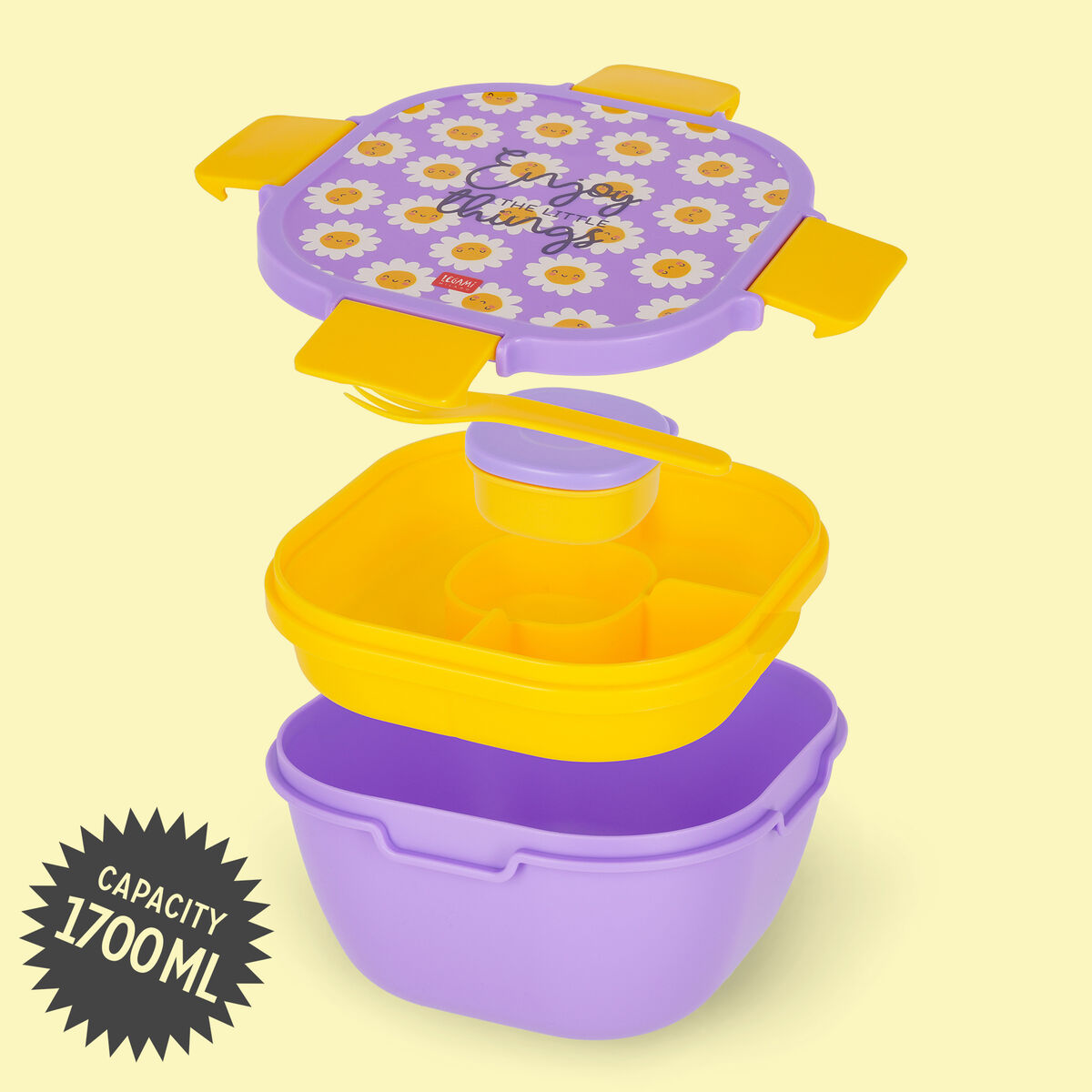 Boîte Repas 1700 ml - Daisy - Lunch Box