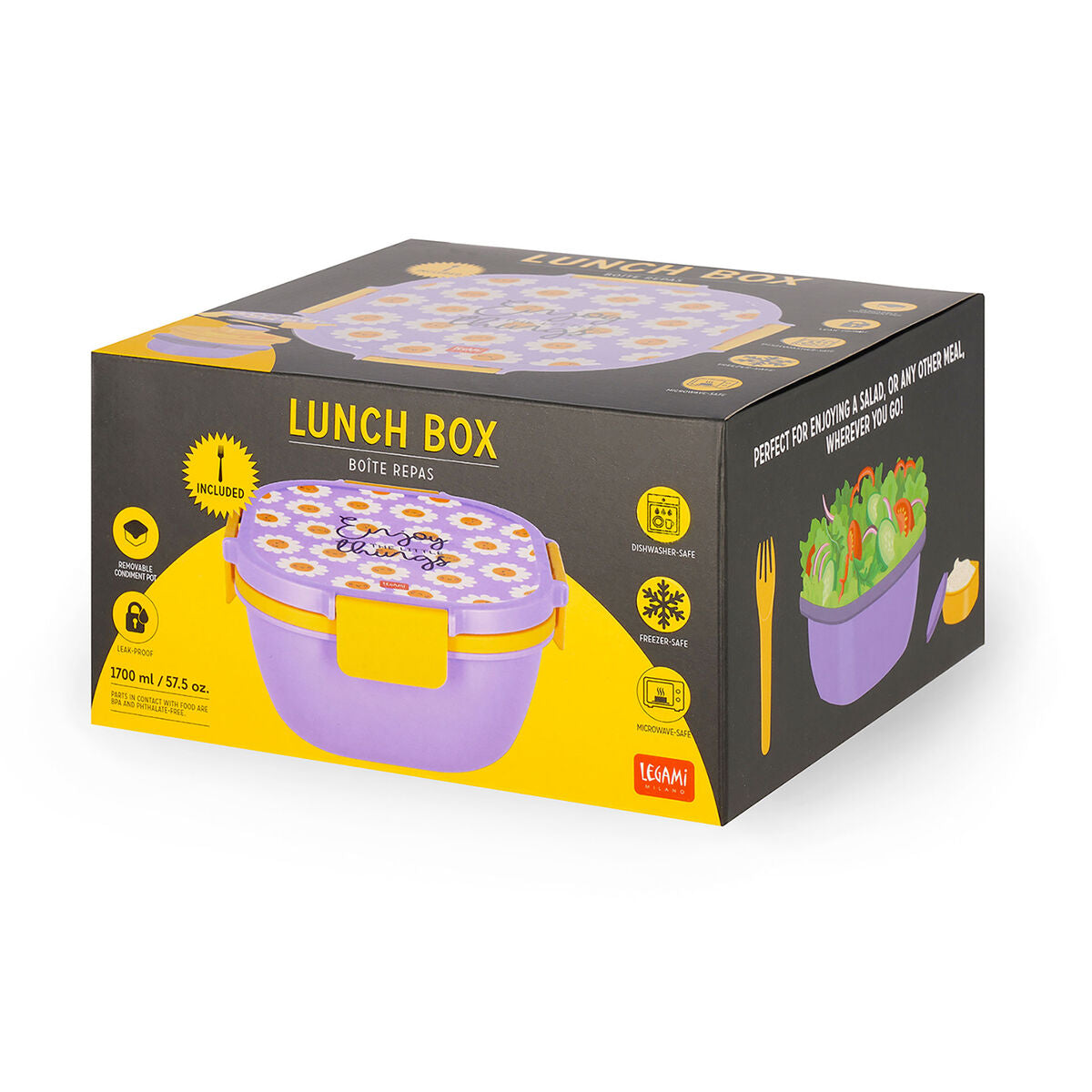Boîte Repas 1700 ml - Daisy - Lunch Box