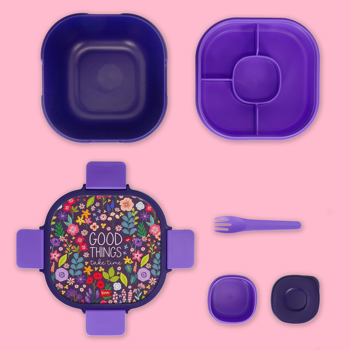 Boîte Repas 1700 ml - Flowers- Lunch Box