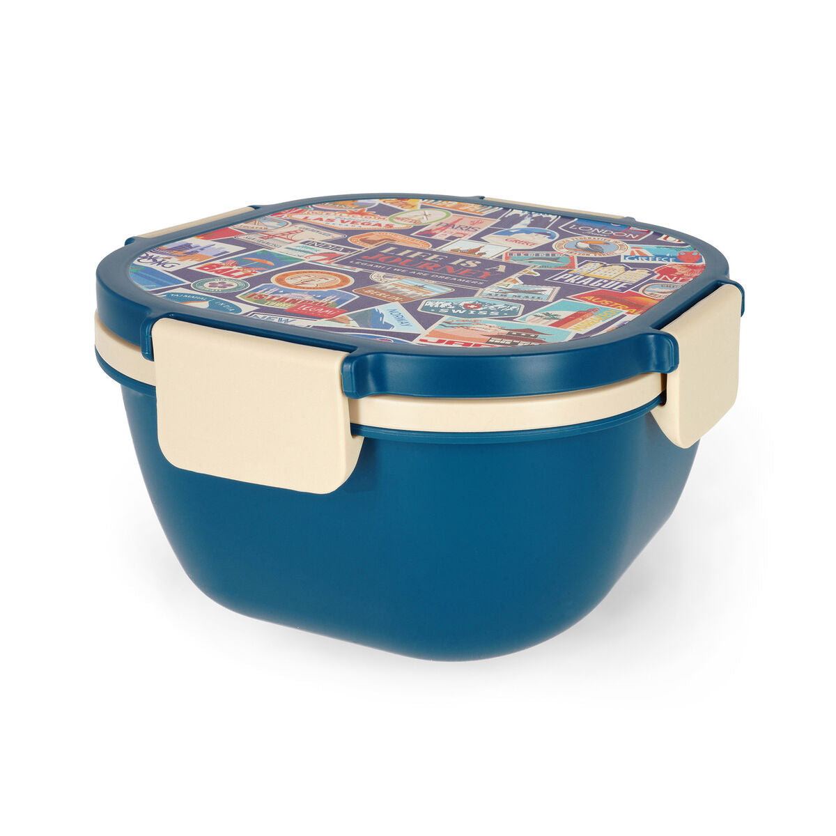 Boîte Repas 1700 ml - Fleurs- Boîte à déjeuner