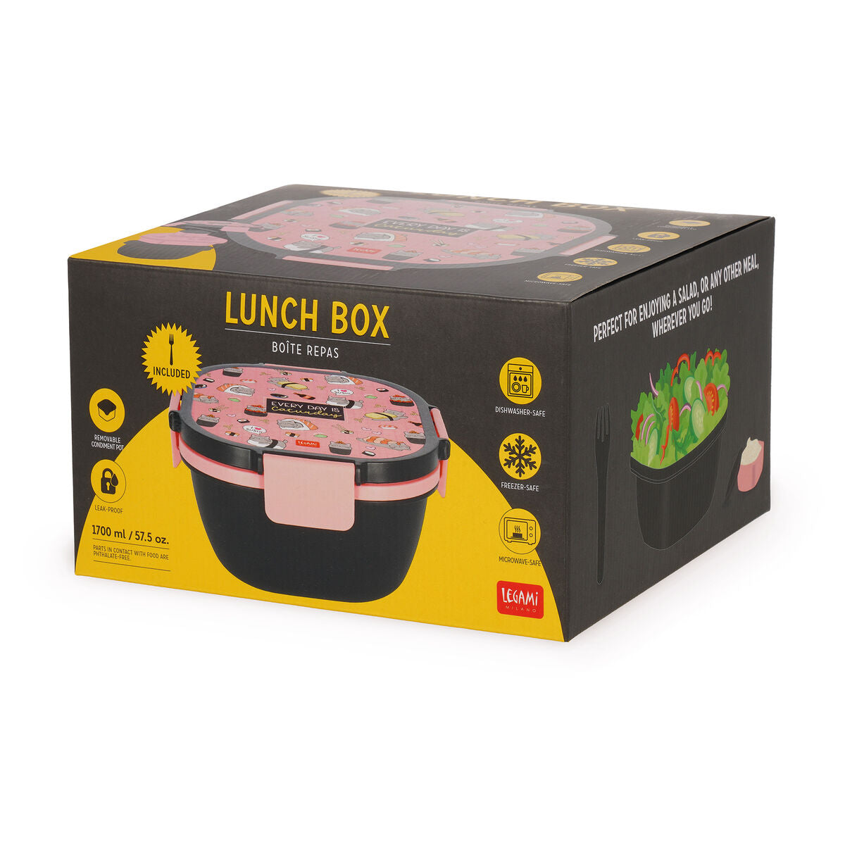 Boîte Repas 1700 ml - Sushi Cat - Lunch Box