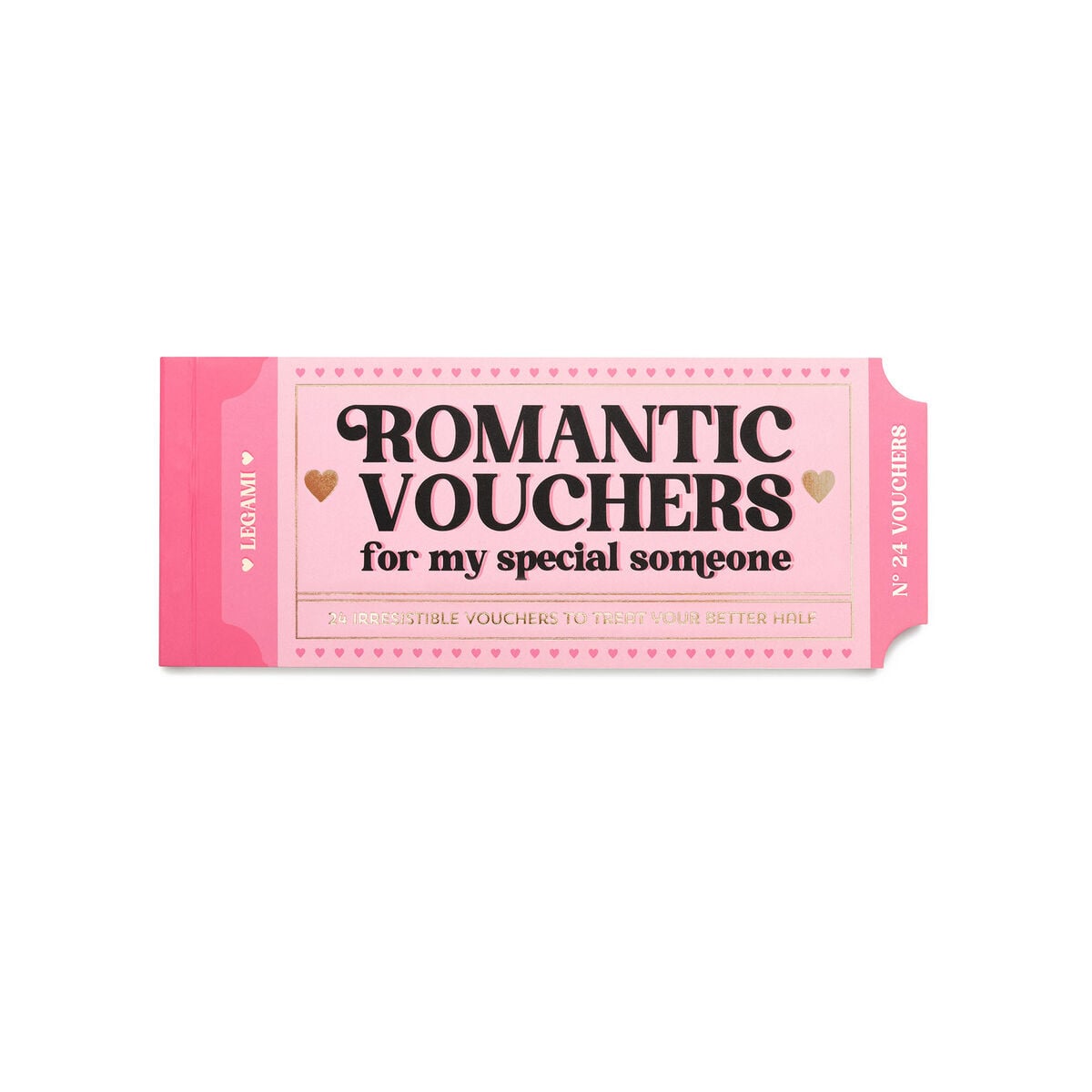 Carnet de 24 Bons Romantiques - Anglais - Bons cadeaux