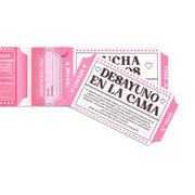 Carnet de 24 Bons Romantiques - Espagnol - Gift Vouchers
