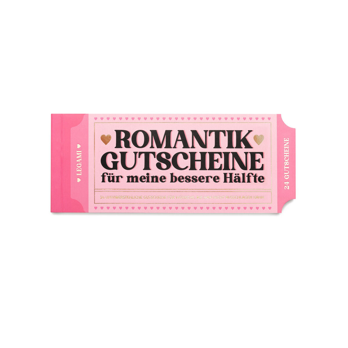 Carnet de 24 Bons Romantiques - Allemand - Bons cadeaux
