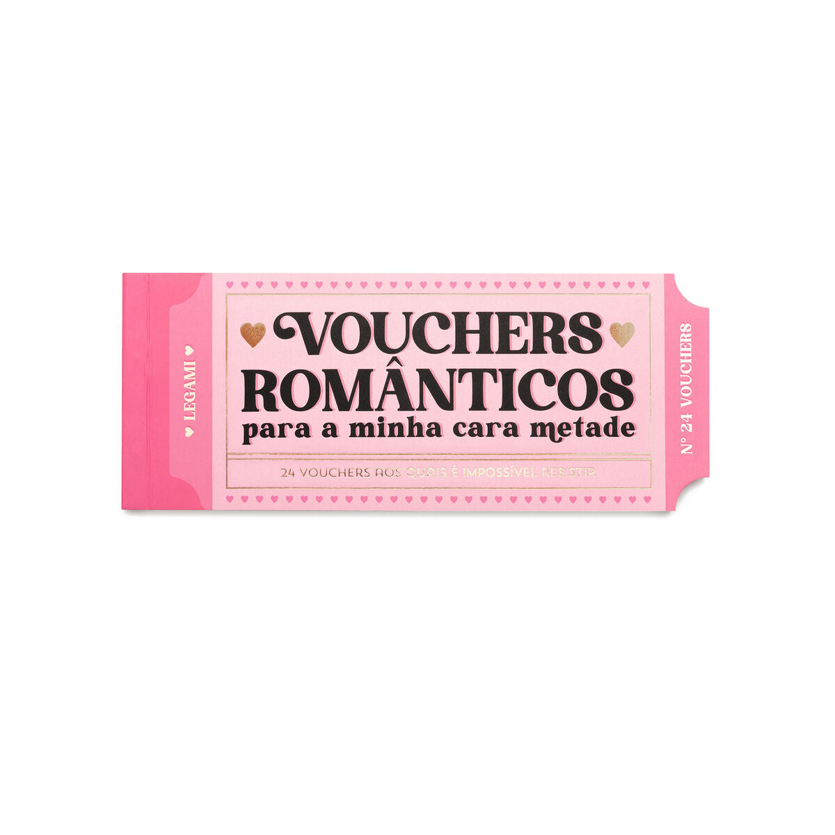 Carnet de 24 Bons Romantiques - Portugais - Bons cadeaux