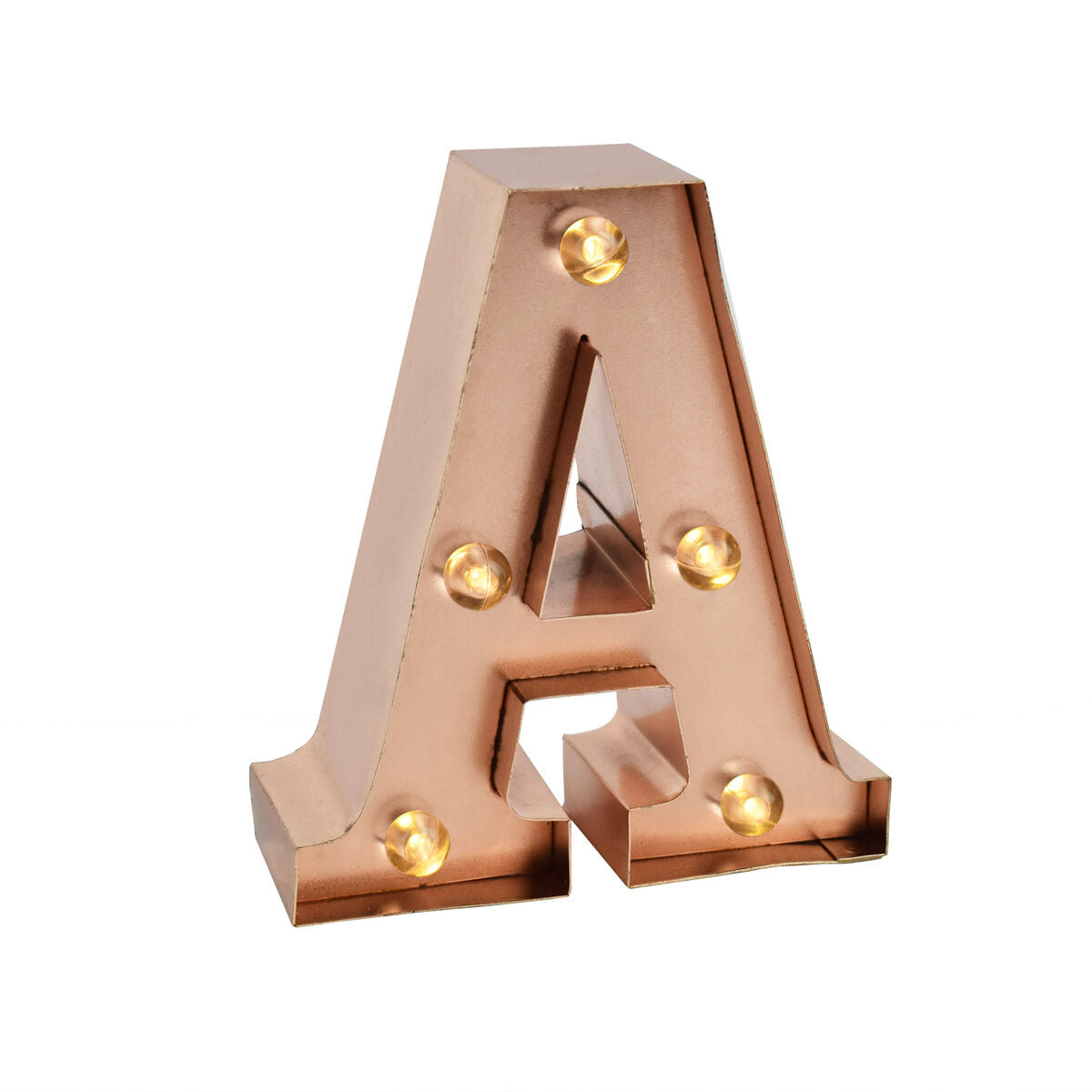 Lettre Décorative Lumineuse Rose Gold - A - Mini Decorative Light