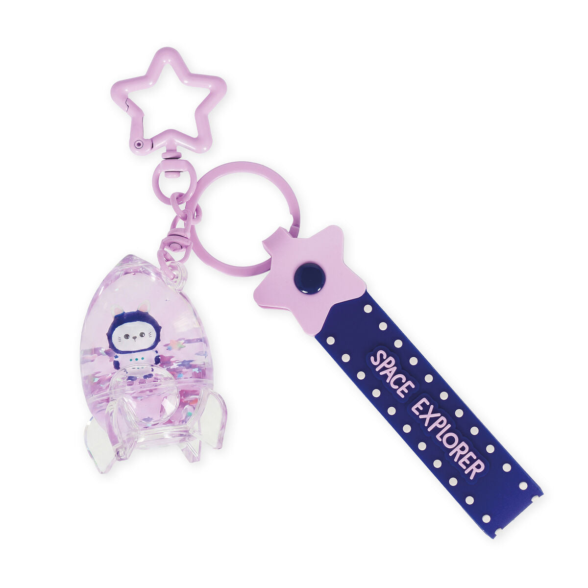 Porte-clés avec Liquide - Shake a Wish - Bunny