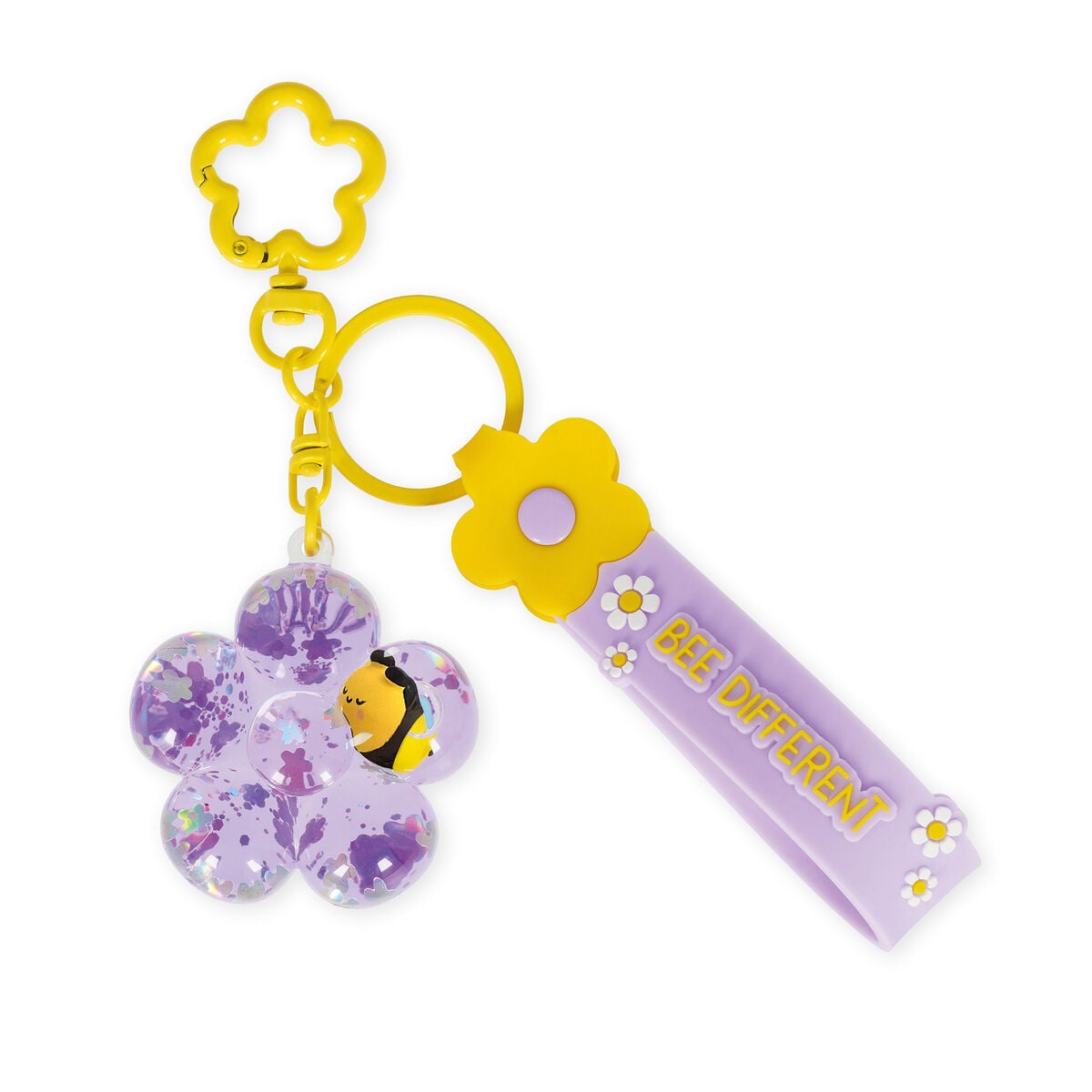 Porte-clés avec Liquide - Shake a Wish - Bee