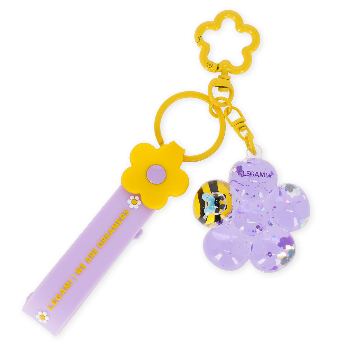 Porte-clés avec Liquide - Shake a Wish - Bee